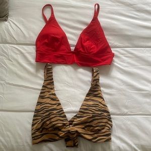 2 Aerie Bikini Tops
